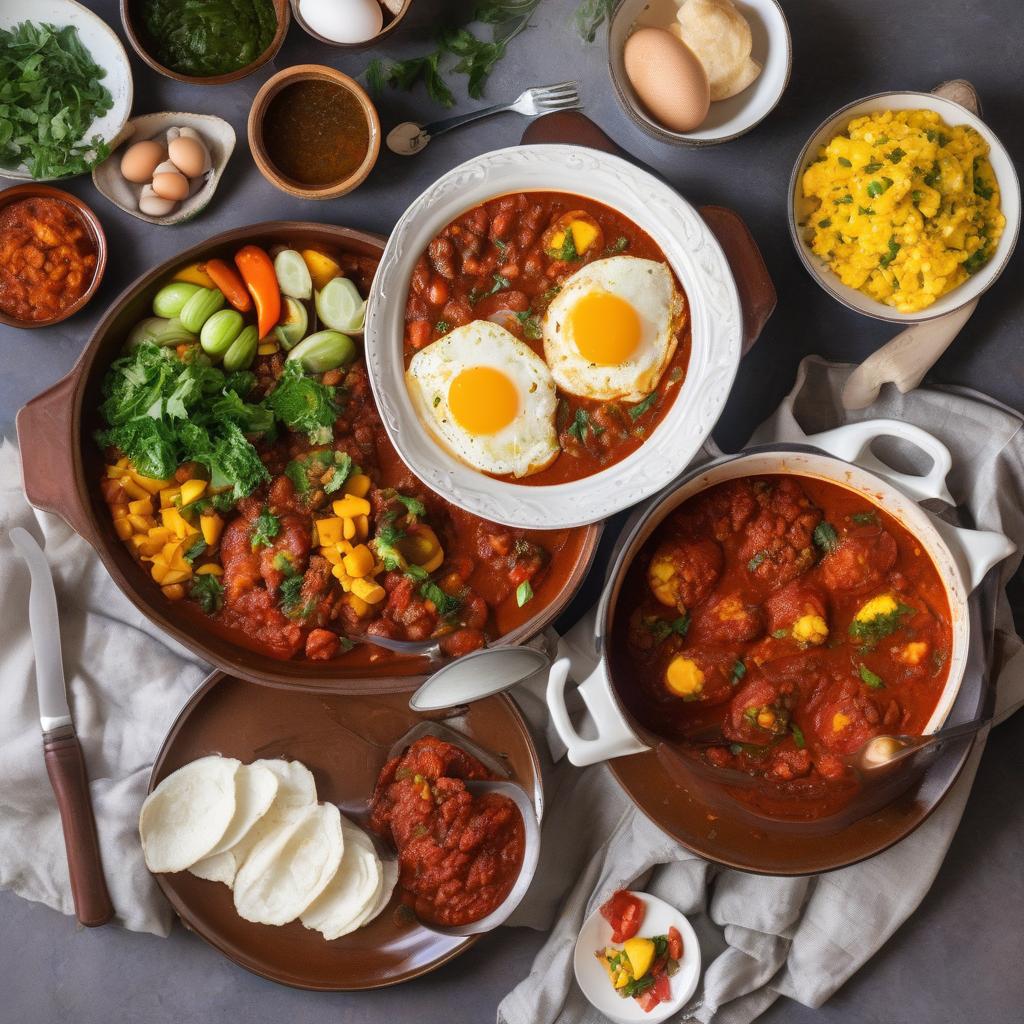 Ghanaian egg stew