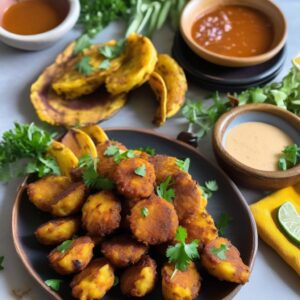 Egg and Plantain Fritters