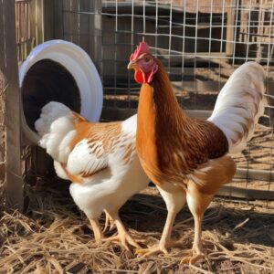Healthy laying hen